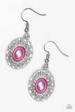 Good LUXE To You! - Purple Earrings - Paparazzi Accessories Earrings Bedazzle Me Pretty Mobile Fashion Boutique