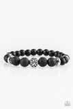 Good-Natured - Black Bracelet - Paparazzi Accessories Bracelet Bedazzle Me Pretty Mobile Fashion Boutique