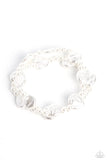 Good Time PEARL - White Bracelet - Paparazzi Accessories Bracelet Bedazzle Me Pretty Mobile Fashion Boutique