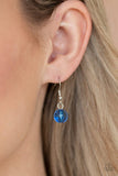 Gossip Glam - Blue Necklace - Paparazzi Accessories Necklace Bedazzle Me Pretty Mobile Fashion Boutique