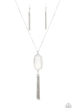 Got A Good Thing GLOWING - White Necklace - Paparazzi Accessories Necklace Bedazzle Me Pretty Mobile Fashion Boutique