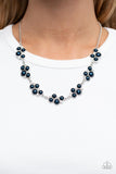 GRACE to the Top - Blue Necklace - Paparazzi Accessories Necklace Bedazzle Me Pretty Mobile Fashion Boutique