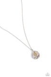 Gracefully Glamorous - Brown Necklace - Paparazzi Accessories Necklace Bedazzle Me Pretty Mobile Fashion Boutique