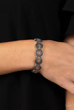 Granada Garden Party - Orange Bracelet - Paparazzi Accessories Bracelet Bedazzle Me Pretty Mobile Fashion Boutique