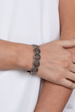 Granada Garden Party - Red Bracelet - Paparazzi Accessories Bracelet Bedazzle Me Pretty Mobile Fashion Boutique