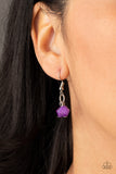 Grand Canyon Grotto - Purple Necklace - Paparazzi Accessories Necklace Bedazzle Me Pretty Mobile Fashion Boutique