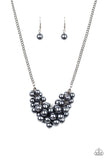 Grandiose Glimmer - Black Necklace - Paparazzi Accessories Necklace Bedazzle Me Pretty Mobile Fashion Boutique