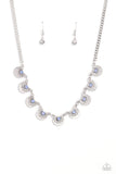 Grandiose Grace - Blue Necklace - Paparazzi Accessories Necklace Bedazzle Me Pretty Mobile Fashion Boutique