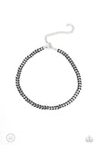 Grecian Grace - Black Necklace - Paparazzi Accessories Necklace Bedazzle Me Pretty Mobile Fashion Boutique