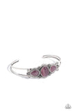 Greenhouse Glamour - Purple Bracelet - Paparazzi Accessories Bracelet Bedazzle Me Pretty Mobile Fashion Boutique