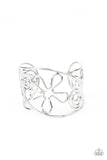 Groovy Sensations - Silver Bracelet - Paparazzi Accessories Bracelet Bedazzle Me Pretty Mobile Fashion Boutique