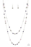 Grotto Glow - Purple Necklace - Paparazzi Accessories Necklace Bedazzle Me Pretty Mobile Fashion Boutique