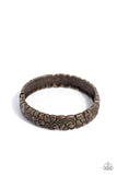 Grounded Grace - Brass Bracelet - Paparazzi Accessories Bracelet Bedazzle Me Pretty Mobile Fashion Boutique