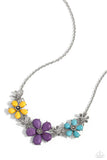 Growing Garland - Purple Necklace - Paparazzi Accessories Necklace Bedazzle Me Pretty Mobile Fashion Boutique