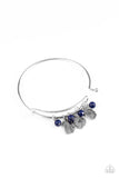GROWING Strong - Blue Bracelet - Paparazzi Accessories Bracelet FS-Bedazzle Me Pretty Mobile Fashion Boutique