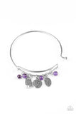 GROWING Strong - Purple Bracelet - Paparazzi Accessories Bracelet Bedazzle Me Pretty Mobile Fashion Boutique