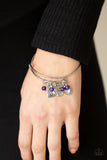 GROWING Strong - Purple Bracelet - Paparazzi Accessories Bracelet Bedazzle Me Pretty Mobile Fashion Boutique