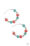Growth Spurt - Red Earrings - Paparazzi Accessories Earrings Bedazzle Me Pretty Mobile Fashion Boutique