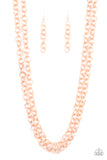 Grunge Goals - Copper Necklace - Paparazzi Accessories Necklace Bedazzle Me Pretty Mobile Fashion Boutique