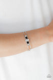 Guest Of A Guest - Black Bracelet - Paparazzi Accessories Bracelet Bedazzle Me Pretty Mobile Fashion Boutique