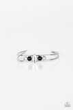 Guest Of A Guest - Black Bracelet - Paparazzi Accessories Bracelet Bedazzle Me Pretty Mobile Fashion Boutique