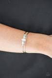 Guest Of A Guest - Blue Bracelet - Paparazzi Accessories Bracelet Bedazzle Me Pretty Mobile Fashion Boutique