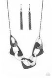 Guide To The Galaxy - Black Necklace - Paparazzi Accessories Necklace Bedazzle Me Pretty Mobile Fashion Boutique