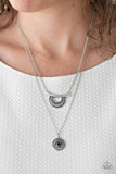 Gypsy Go-Getter - Black Necklace - Paparazzi Accessories Necklace Bedazzle Me Pretty Mobile Fashion Boutique