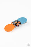 HAIR Comes The Sun - Orange Hair Clip - Paparazzi Accessories Hair Clip Bedazzle Me Pretty Mobile Fashion Boutique
