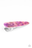 HAIR I Am! - Purple Hair Clip - Paparazzi Accessories Hair Clip Bedazzle Me Pretty Mobile Fashion Boutique
