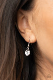 Half-Moon Child - Silver Necklace - Paparazzi Accessories Necklace Bedazzle Me Pretty Mobile Fashion Boutique