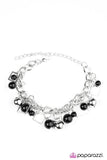 Hall Of FRAME - Black Bracelet - Paparazzi Accessories Bracelet Bedazzle Me Pretty Mobile Fashion Boutique