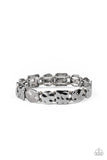 Hammered Harmony - Black Bracelet - Paparazzi Accessories Bracelet Bedazzle Me Pretty Mobile Fashion Boutique