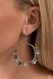 Handcrafted Habitat - Green Earrings - Paparazzi Accessories Earrings Bedazzle Me Pretty Mobile Fashion Boutique