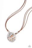Handcrafted Hallmark - Multi Necklace - Paparazzi Accessories Necklace Bedazzle Me Pretty Mobile Fashion Boutique