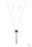 Happily Ever Ethereal - Blue Necklace - Paparazzi Accessories Necklace Bedazzle Me Pretty Mobile Fashion Boutique
