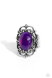 Happily EVERGLADE After - Purple Ring - Paparazzi Accessories Ring Bedazzle Me Pretty Mobile Fashion Boutique