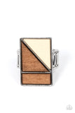 Happily EVERGREEN After - Brown Ring - Paparazzi Accessories Ring Bedazzle Me Pretty Mobile Fashion Boutique