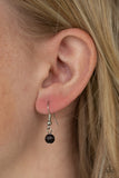 Happy As Can BEAM - Black Necklace - Paparazzi Accessories Necklace Bedazzle Me Pretty Mobile Fashion Boutique