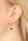 Happy As Can BEAM - Purple Necklace - Paparazzi Accessories Necklace Bedazzle Me Pretty Mobile Fashion Boutique