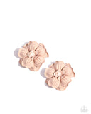 Happy-GROW-Lucky - Pink Hair Clip - Paparazzi Accessories Hair Clip Bedazzle Me Pretty Mobile Fashion Boutique