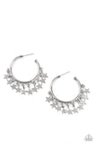 Happy Independence Day - Silver Earrings - Paparazzi Accessories Earrings Bedazzle Me Pretty Mobile Fashion Boutique