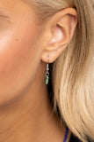 Happy to See You - Green Necklace - Paparazzi Accessories Necklace Bedazzle Me Pretty Mobile Fashion Boutique