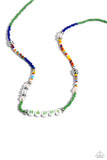 Happy to See You - Green Necklace - Paparazzi Accessories Necklace Bedazzle Me Pretty Mobile Fashion Boutique