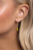 Happy to See You - Yellow Necklace - Paparazzi Accessories Necklace Bedazzle Me Pretty Mobile Fashion Boutique