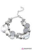 Happy Travels - Silver Bracelet - Paparazzi Accessories Bracelet Bedazzle Me Pretty Mobile Fashion Boutique
