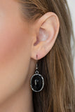 Harbor Harmony - Black Necklace - Paparazzi Accessories Necklace Bedazzle Me Pretty Mobile Fashion Boutique
