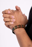 Hardware Hustle - Green Bracelet - Paparazzi Accessories Bracelet Bedazzle Me Pretty Mobile Fashion Boutique