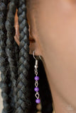 Harlem Hideaway - Purple Necklace - Paparazzi Accessories Necklace Bedazzle Me Pretty Mobile Fashion Boutique