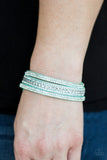 Harlem Hustle - Blue Bracelet - Paparazzi Accessories Bracelet Bedazzle Me Pretty Mobile Fashion Boutique